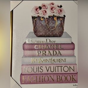Louis Vuitton wall art (21” x 17”)